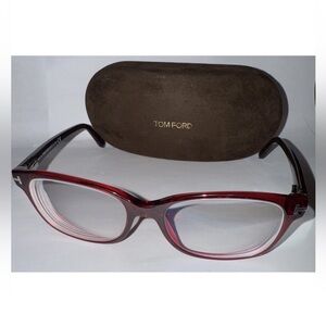 Authentic Tom Ford TF 5406 Lucid Red Optical Glasses